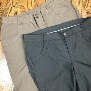 2 Pair REI Convertible Hiking Pants